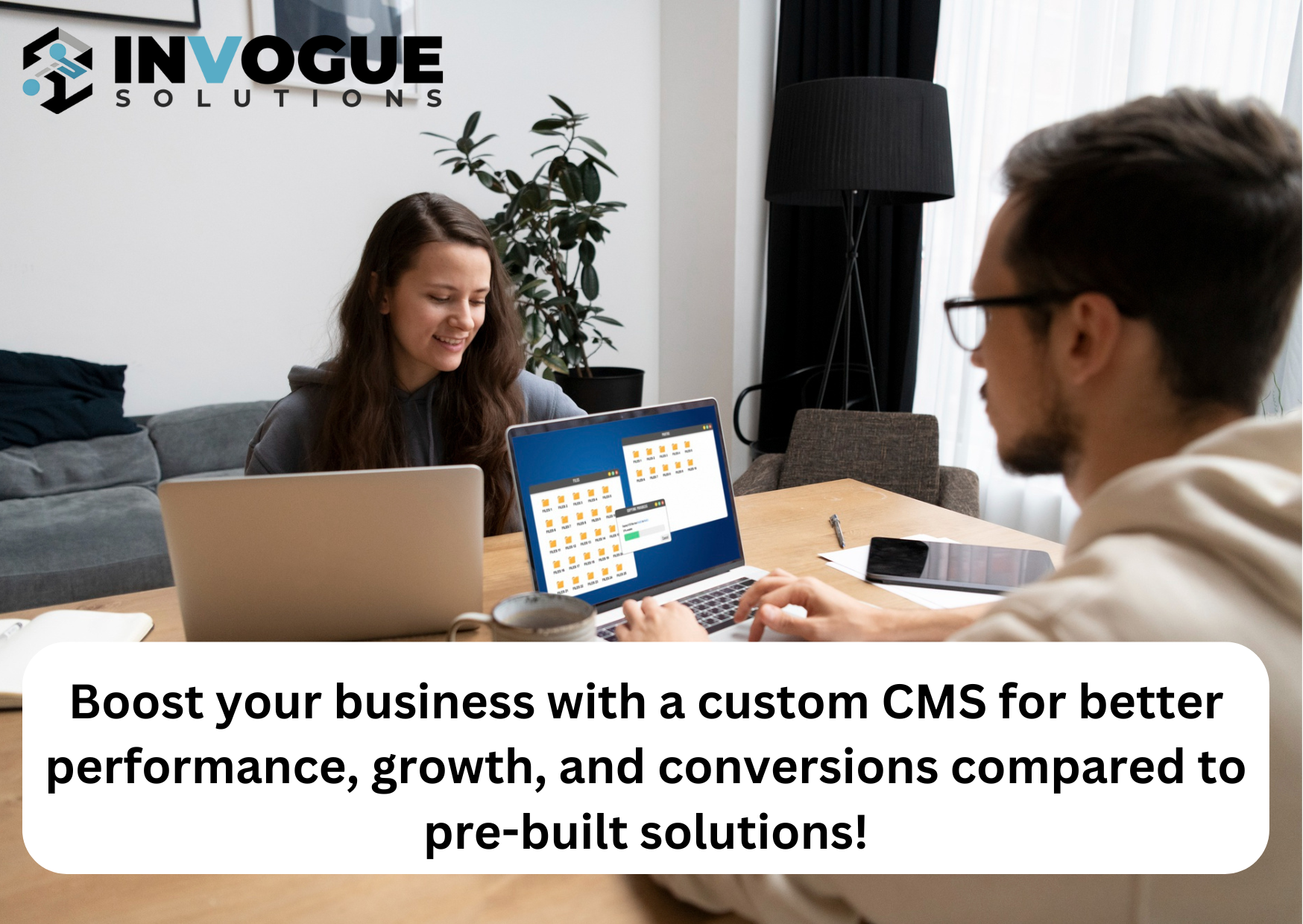 Boost your business with a custom CMS for better performance, growth, and conversions compared to pre-built solutions.