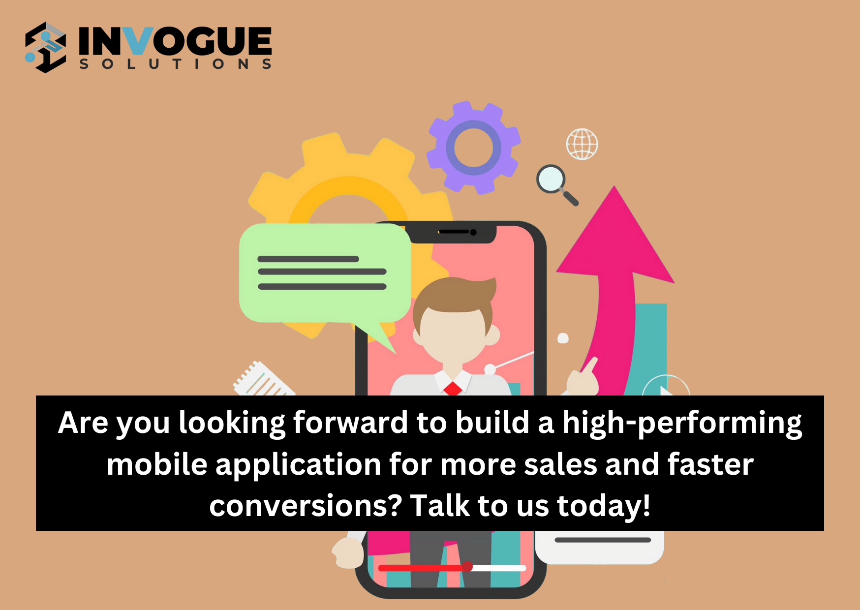 Are you looking forward to build a high-performing mobile application for more sales and faster conversions Talk to us today.